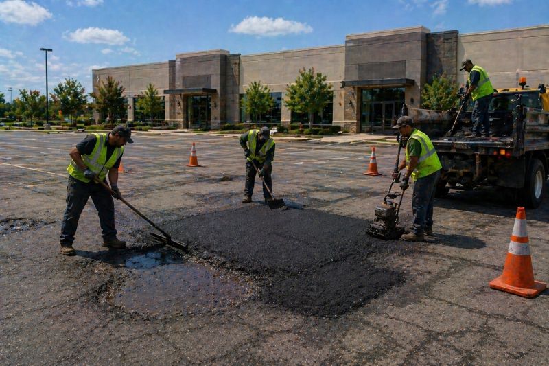 Asphalt Parking Lot Repair in Conway, AR