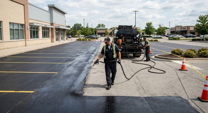 Asphalt Parking Lot Sealing in Sarasota, FL