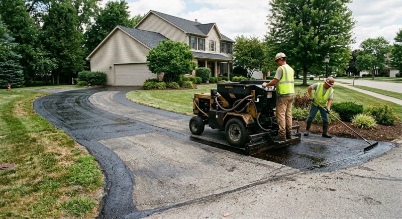 Asphalt Slurry Sealing in Columbus, OH