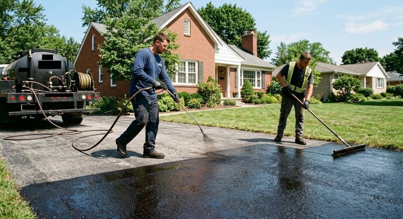 Blacktop Sealcoating in Denver, CO