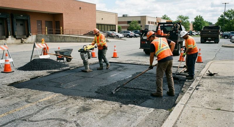 Church Parking Lot Repair in Los Angeles, CA