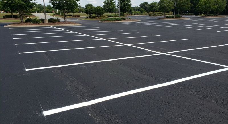 Church Parking Lot Striping in Alpharetta, GA