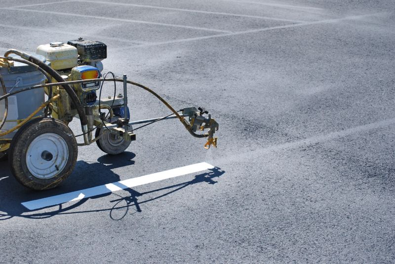 Commercial Asphalt Painting in Roswell, GA