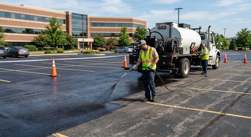 Commercial Parking Lot Sealing in Miami Dade County, FL