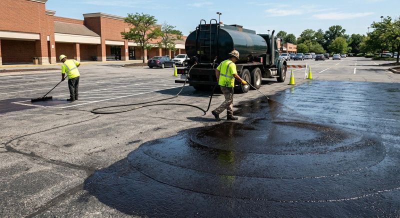 Commercial Parking Lot Sealing in Sarasota, FL