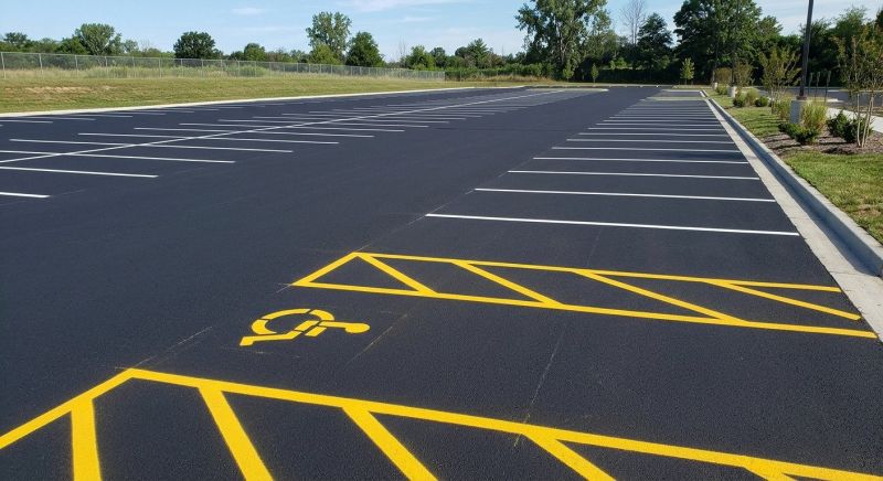 Disability Parking Marking in Roswell, GA