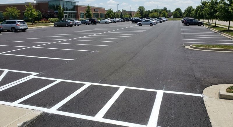 Parking Area Striping in Lawrenceville, GA