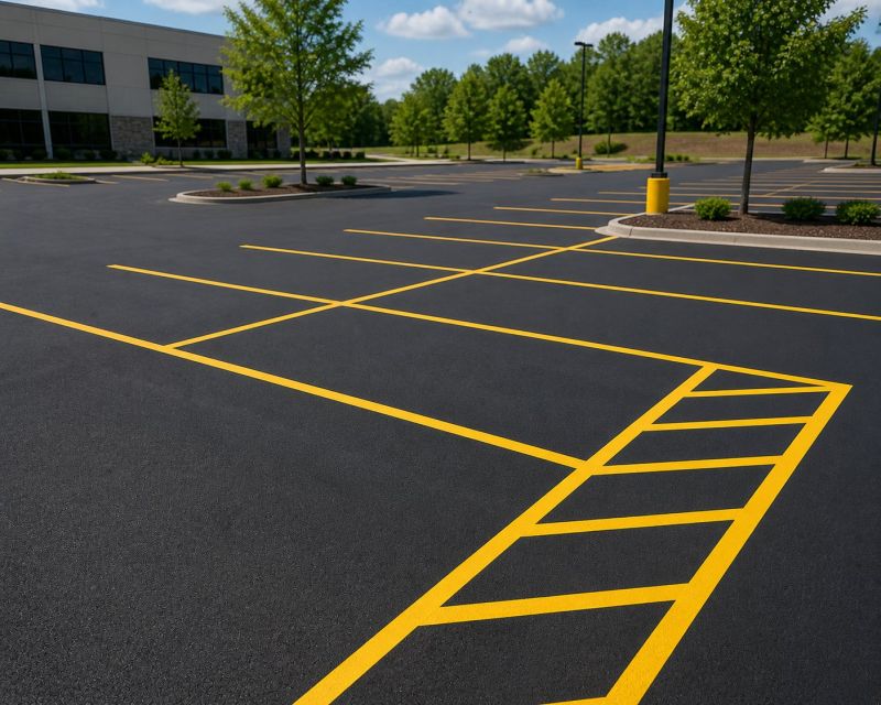 Parking Lot Painting in Lawrenceville, GA