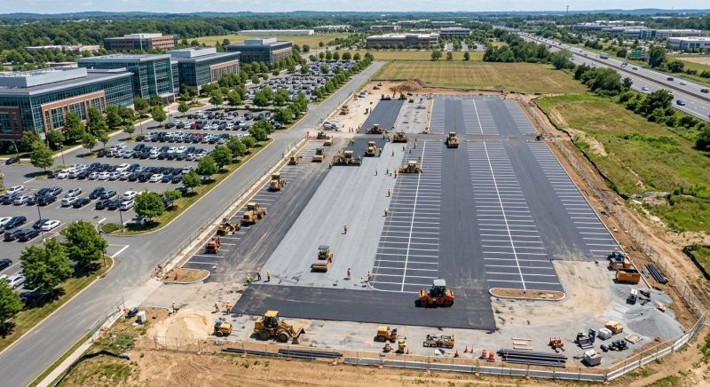 Parking Lot Paving in Little Rock, AR