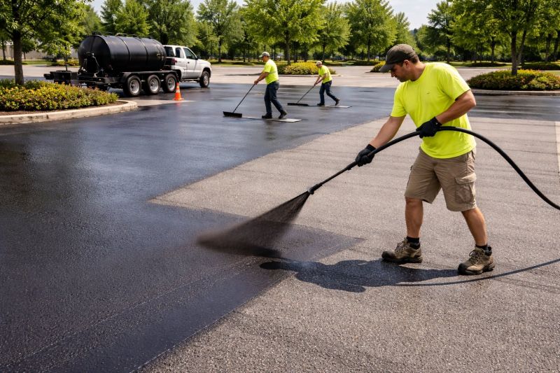 Parking Lot Sealcoating in Denver, CO