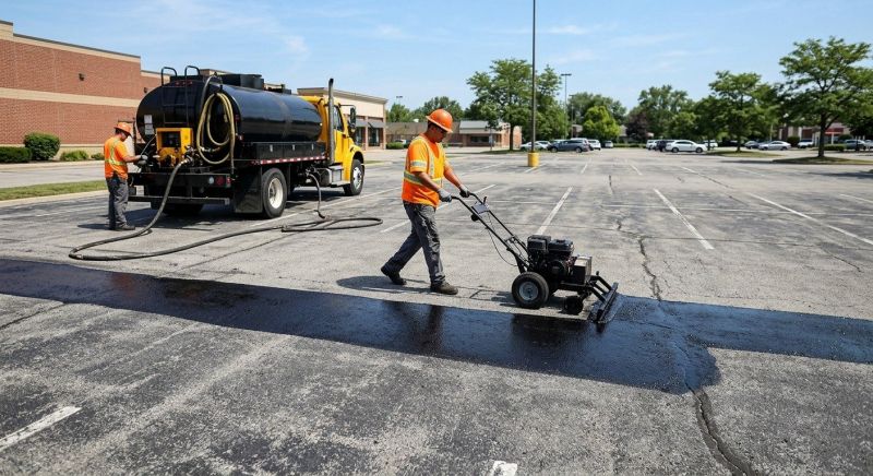 Parking Lot Sealcoating in Columbus, OH